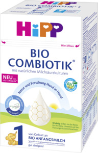 HiPP Bio Milchnahrung Combiotik 1 von Geburt an