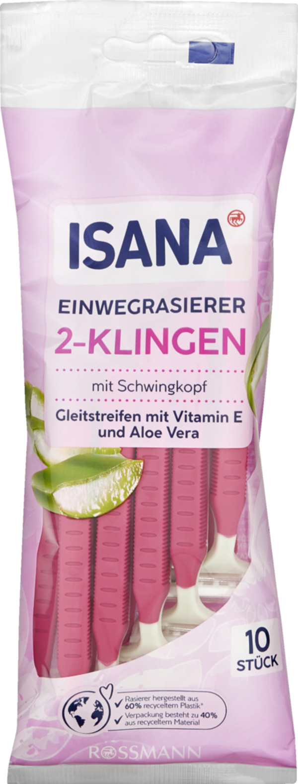 Bild 1 von ISANA Damen Einwegrasierer 2-Klingen