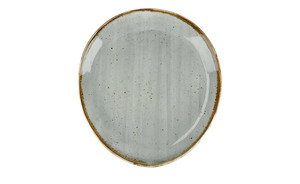 Peill+Putzler Platte 20,4cm grau Porzellan Maße (cm): B: 18,8 H: 2,8 Geschirr & Besteck