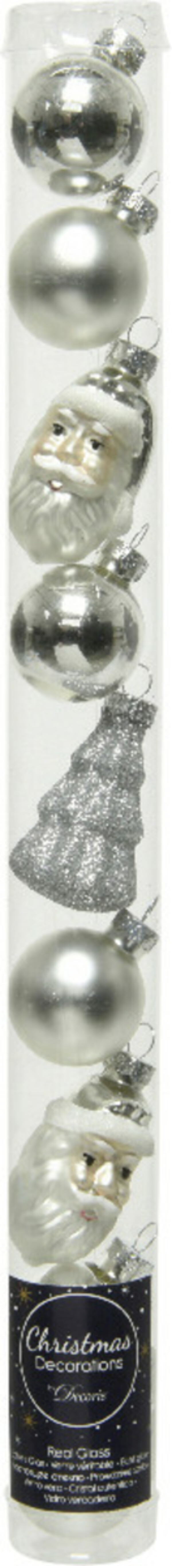 Bild 1 von Kaemingk Weihnachtliche Figuren aus Glas silber