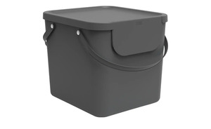 Rotho Abfallbehälter 40 Liter  Albula grau Kunststoff Maße (cm): B: 39,8 H: 35,8 T: 33,9 Küchenzubehör