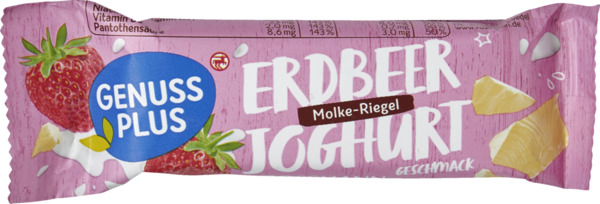Bild 1 von GENUSS PLUS Molke-Riegel Erdbeer-Joghurt