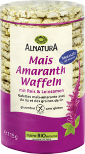 Alnatura Bio Mais-Amaranth-Waffeln mit Meersalz