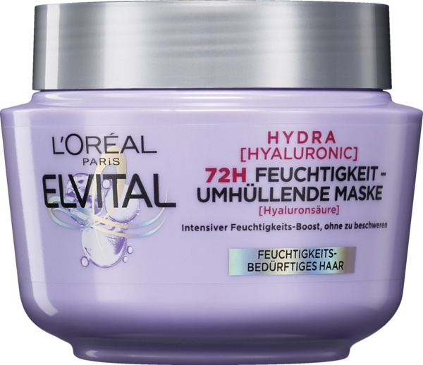 Bild 1 von L’Oréal Paris Elvital Hydra HYALURONIC 72 h Feuchtigkeitumhüllende Maske