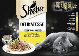 Sheba Delikatesse in Gelee Geflügel Variation Multipack