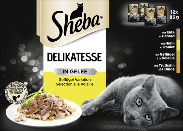 Bild 1 von Sheba Delikatesse in Gelee Geflügel Variation Multipack