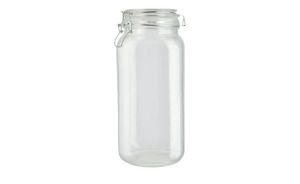 KHG Aufbewahrungsglas transparent/klar Glas  Maße (cm): B: 11 H: 26  Ø: [11.0] Küchenzubehör