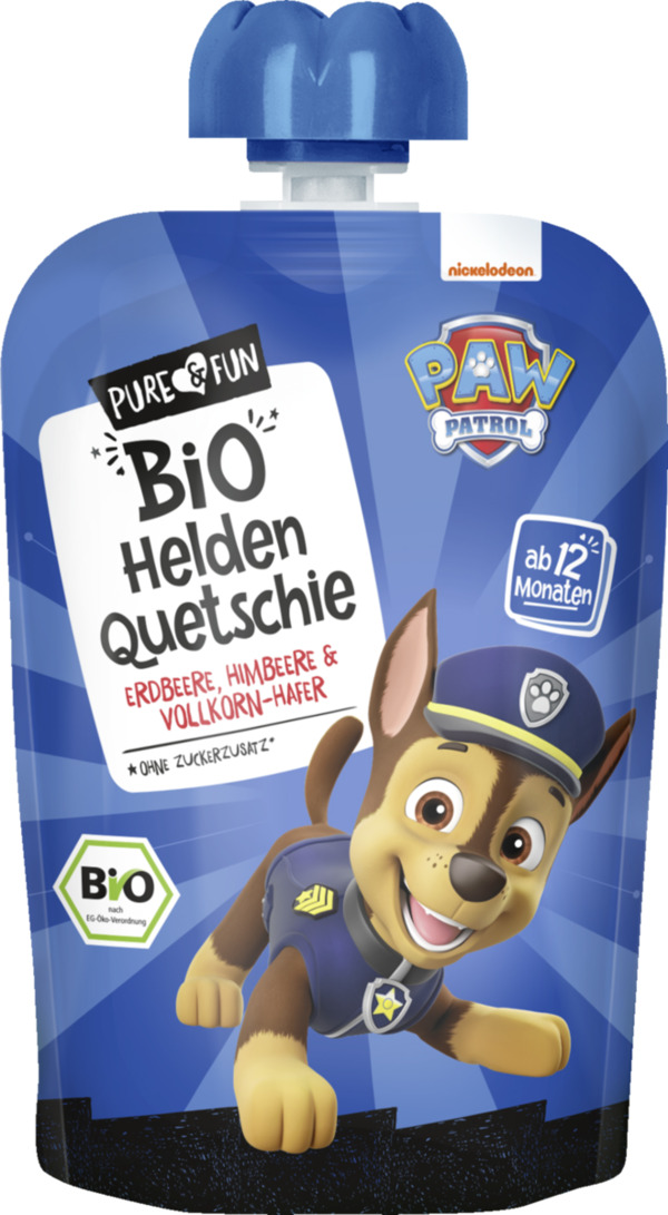 Bild 1 von Pure&Fun PAW Patrol Bio-Helden Quetschie blau Chase