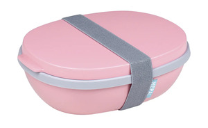 Mepal Lunchbox Duo "To Go"  Ellipse rosa/pink Kunststoff Maße (cm): B: 17,5 H: 7,5 Küchenzubehör
