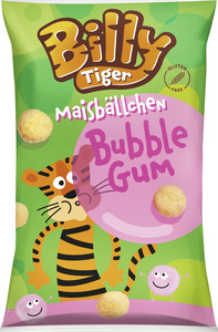 Billy Tiger Maisbällchen Bubble Gum