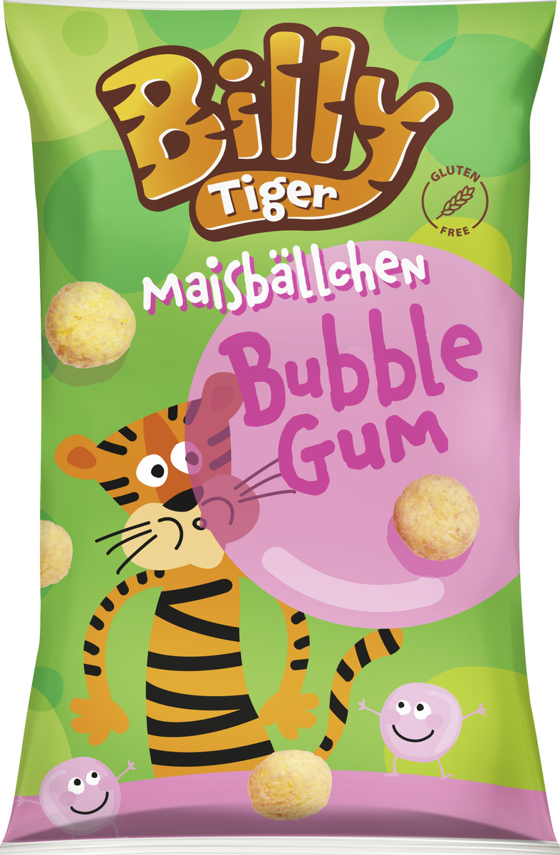Bild 1 von Billy Tiger Maisbällchen Bubble Gum