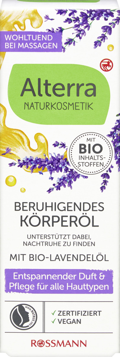 Bild 1 von Alterra NATURKOSMETIK Beruhigendes Körperöl mit Bio-Lavendelöl
