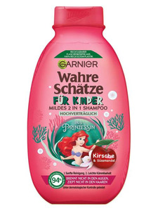 Garnier Wahre Schätze für Kinder Mildes 2 in1 Shampoo Kirsche & Süssmandel