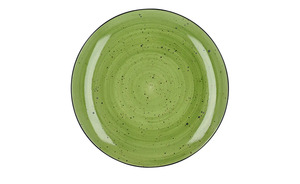 Peill+Putzler Speisteller  Genua grün Porzellan Maße (cm): H: 2,5  Ø: [25.5] Geschirr & Besteck