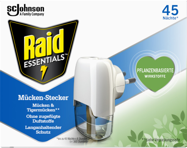 Bild 1 von Raid Essentials Mücken & Tigermücken-Stecker