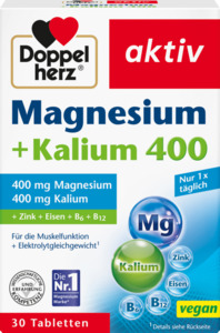 Doppelherz Magnesium 400 + Kalium Tabletten