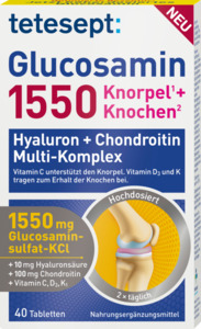 tetesept Glucosamin 1550 für Knorpel + Knochen