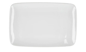 levelone Servierplatte weiß Porzellan Maße (cm): B: 20 Geschirr & Besteck