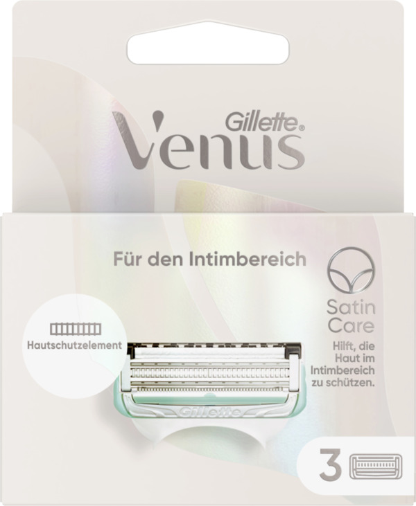 Bild 1 von Gillette Venus Satin Care Rasierklingen für den Intimbereich