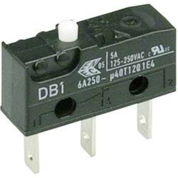 Bild 1 von ZF Mikroschalter DB1C-B1AA 250 V/AC 6 A 1 x Ein/(Ein) tastend 1 St.