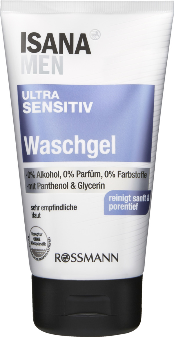 Bild 1 von ISANA MEN Waschgel Ultra Sensitiv