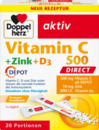 Bild 1 von Doppelherz Vitamin C 500 Direct + Zink + D3