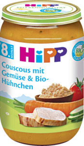 HiPP 
            Bio Menü Couscous mit Gemüse & Bio-Hühnchen