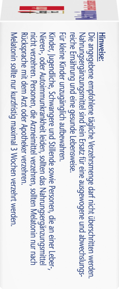 Bild 2 von Doppelherz aktiv Melatonin Tabletten