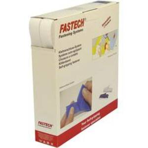 FASTECH® B25-STD000010 Klettband zum Aufnähen Haft- und Flauschteil (L x B) 10 m x 25 mm Weiß 10 m