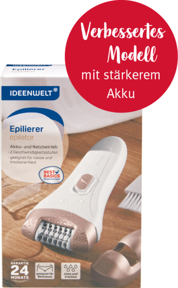 Bild 3 von IDEENWELT Epilierer rose/weiß