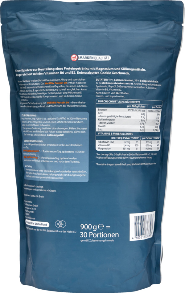 Bild 2 von WellMix Sport Protein 90 Peanut Butter Cookie