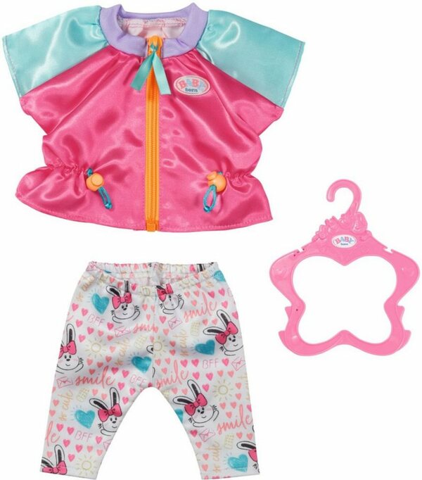 Bild 1 von Baby Born Puppenkleidung »Freizeitanzug Pink, 43 cm«, mit Kleiderbügel