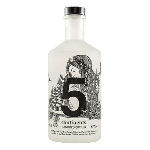 5 Continents Gin 47,0 % vol 0,7 Liter