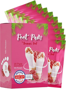 Summer Foot Detox-Fußpads mit Rosenöl