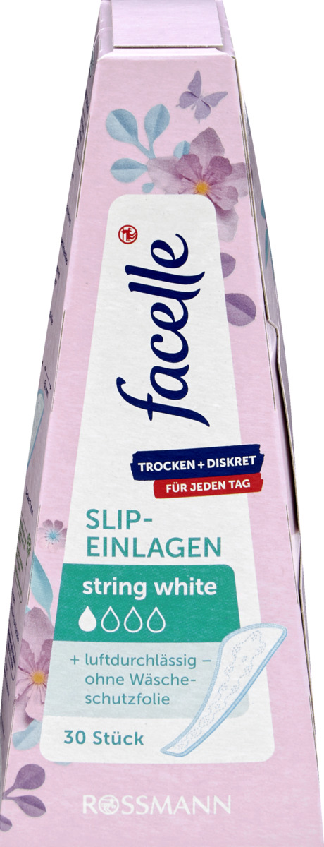 Bild 1 von facelle 
            Slipeinlagen string white