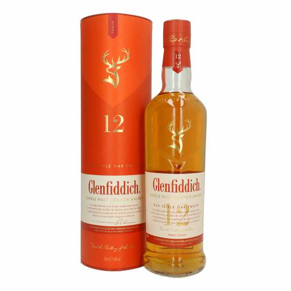 Bild 1 von Glenfiddich Triple Oak Whisky 12 Jahre 40,0 % vol 0,7 Liter