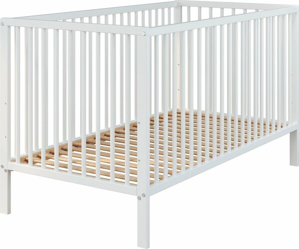Bild 1 von trendteam Babybett »Universal«, 1-tlg., Baby-Bett mit Gitterbettseiten aus Massivholz, inkl. Lattenrost, Schlupfsprossen