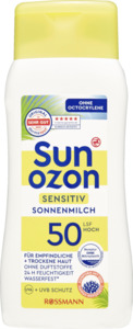 Sunozon Sensitiv Sonnenmilch LSF 50