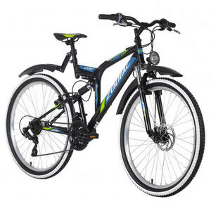 KS-Cycling Mountain-Bike 635M  26 Zoll Rahmenhöhe 48 cm 21 Gänge schwarz schwarz ca. 26 Zoll