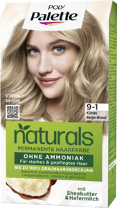 Poly Palette NATURALS Permanente Haarfarbe 9-1 Kühles Beige Blond