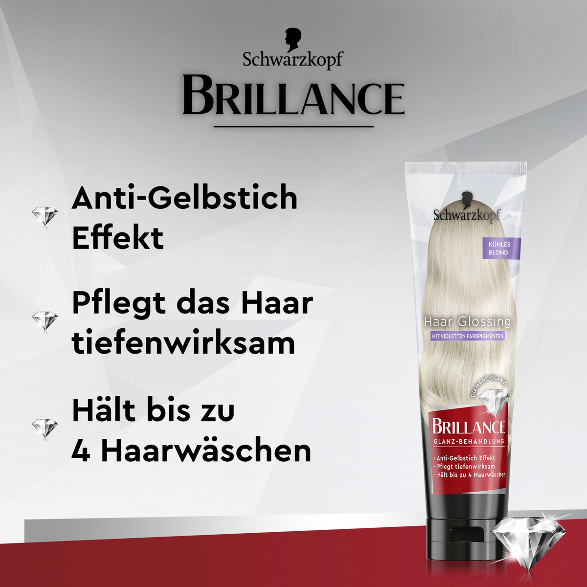 Bild 4 von Schwarzkopf Brillance Haar Glossing Kühles Blond