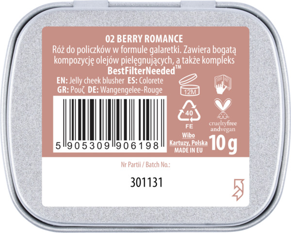 Bild 2 von NAM Smart Jelly Blusher Nr. 2 Berry Romance, 10 g