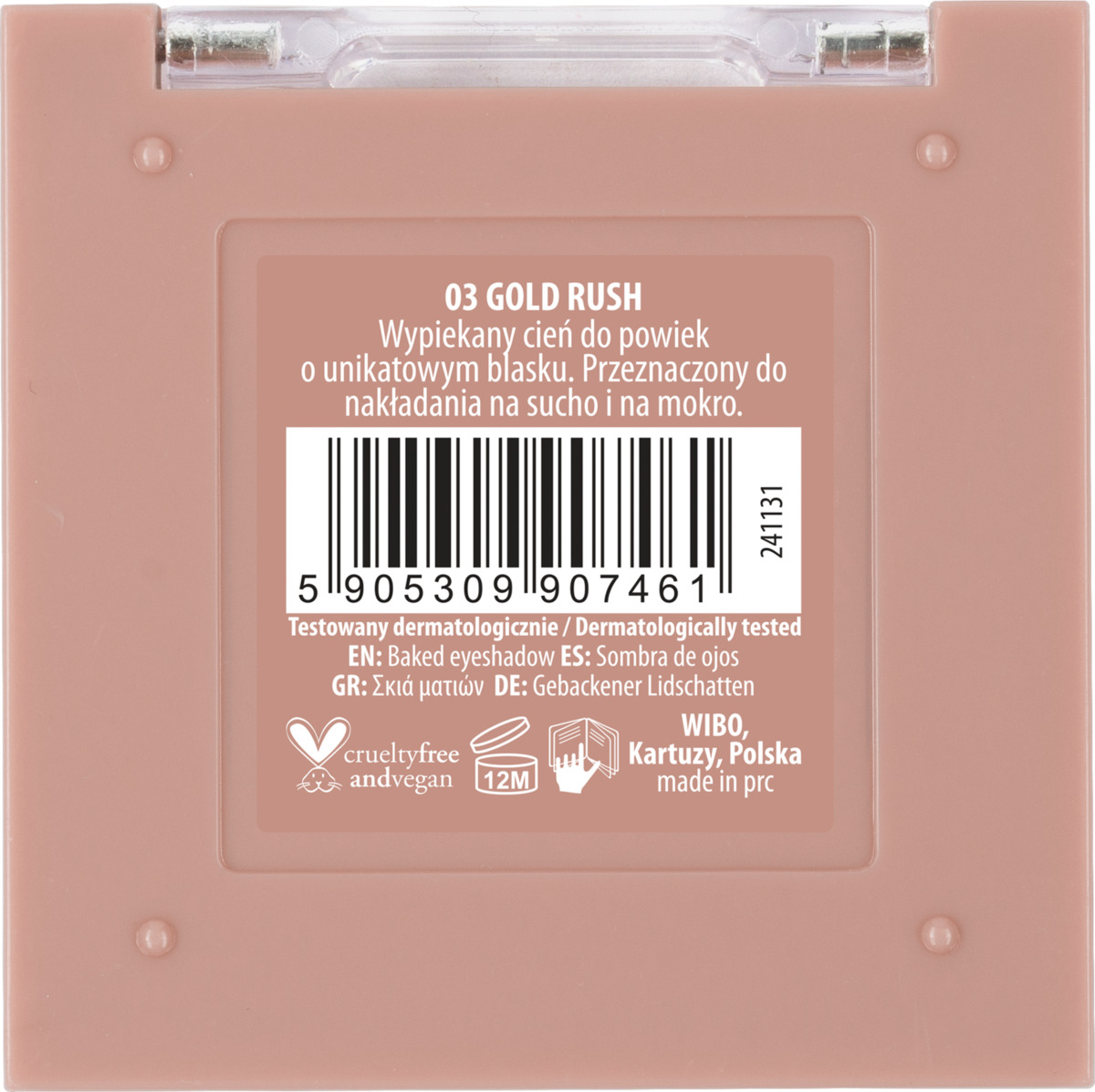 Bild 2 von NAM Baked Eyeshadow Nr. 3 - Gold Rush, 4 g