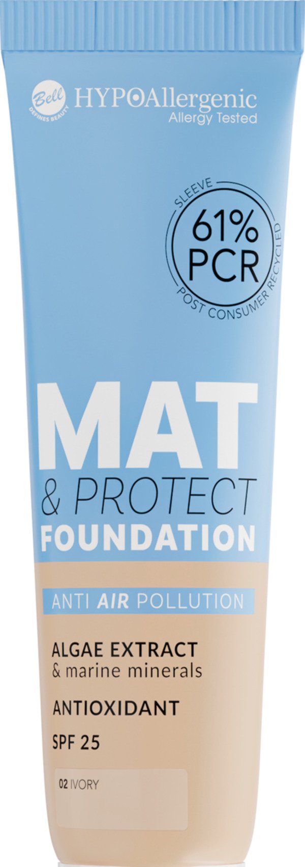 Bild 1 von HYPOAllergenic Mat & Protect Foundation SPF 25 02 Ivory, 30 g