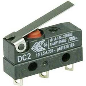 ZF Mikroschalter DC2C-A1LB 250 V/AC 10 A 1 x Ein/(Ein) IP67 tastend 1 St.
