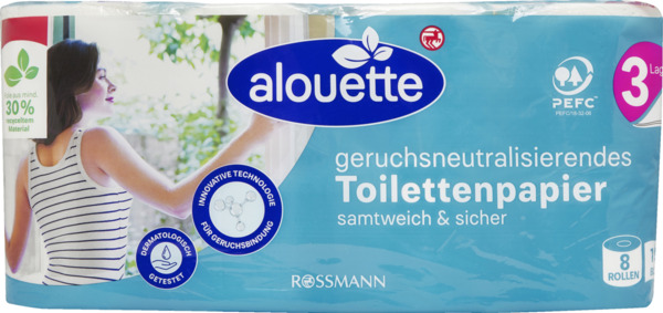 Bild 1 von alouette Toilettenpapier geruchsneutralisierend