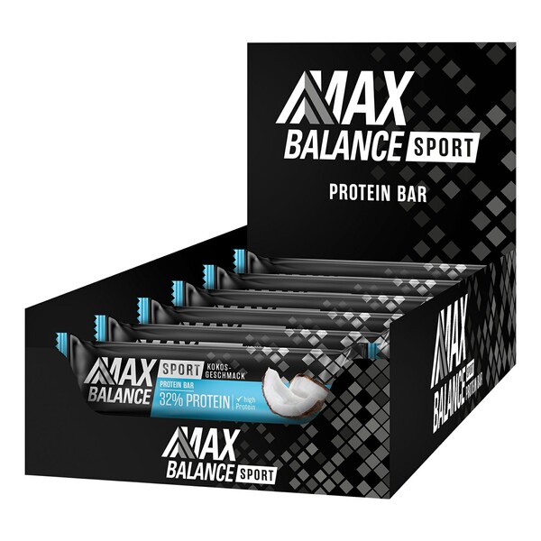 Bild 1 von Maxbalance Proteinriegel Kokos 45 g, 12er Pack