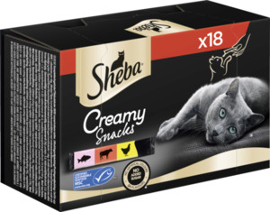 Sheba Creamy Snacks 3 Varianten MSC Multipack