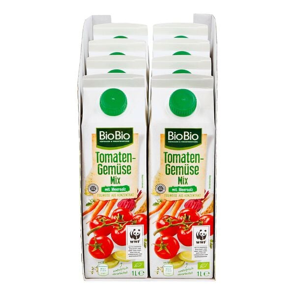 Bild 1 von BioBio Tomaten-Gemüse-Mix 1 Liter, 8er Pack