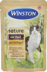 Winston nature Katzenfutter mit Rind & Geflügel